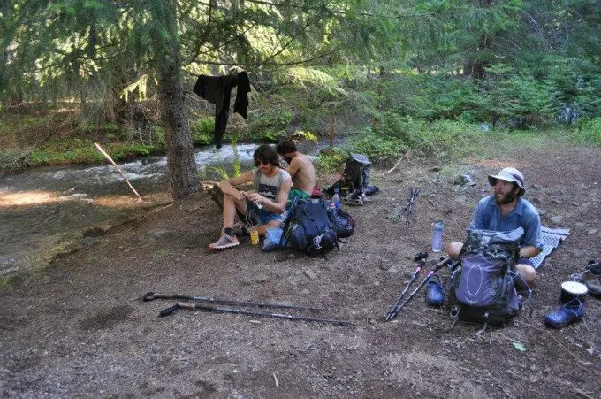 PCT Lunch By River