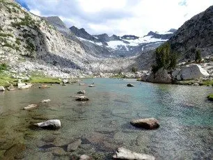 Sierra Lake and Mountains