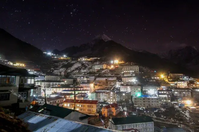 Namche By Night