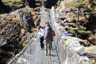 Suspension Bridge Nepal EBC Trek
