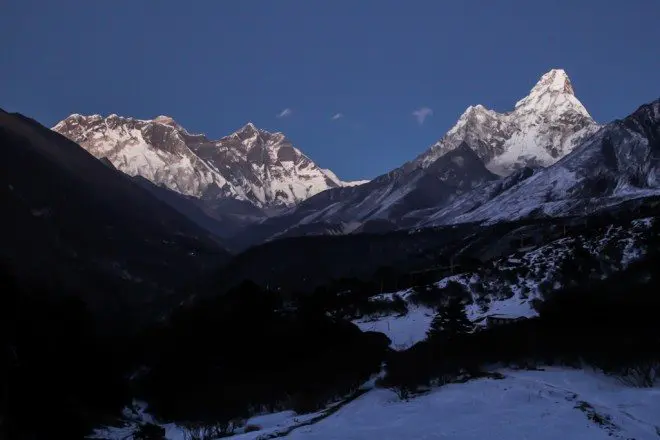 Everest Ama Dablam Sunset