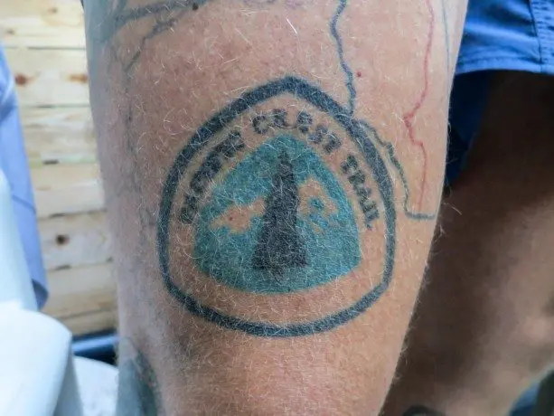 Lint PCT Pacific Crest Trail Tattoo