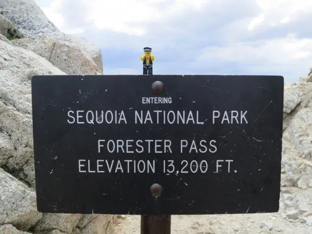 Forester Pass PCT Sign Mustachio