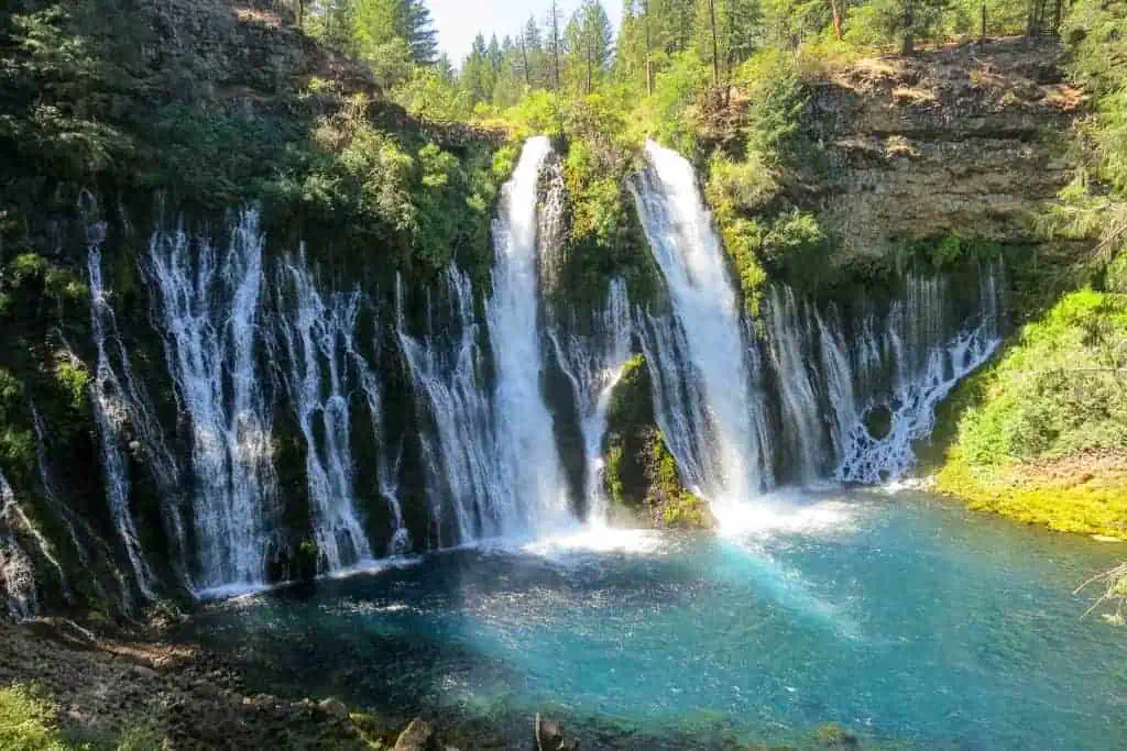 Pacific Crest Trail Burney Falls State Park Northern California