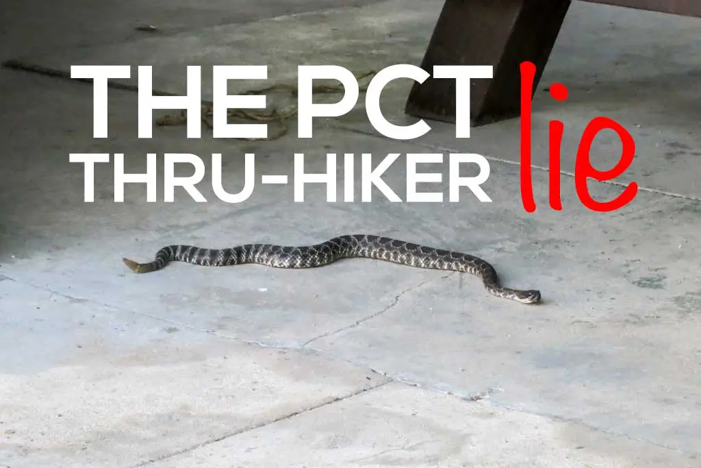 The Pacific Crest Trail Thru-hiker Lie