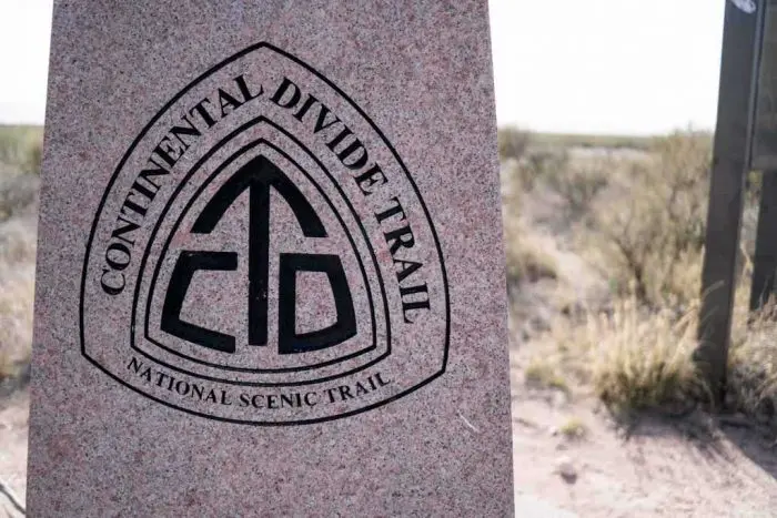 Continental Divide Trail Southern Terminus Closeup