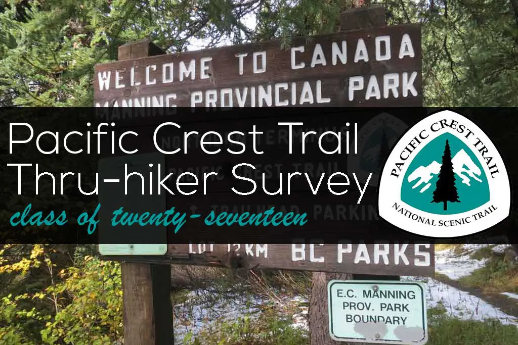 The Annual Pacific Crest Trail Thru-Hiker Survey (2017)
