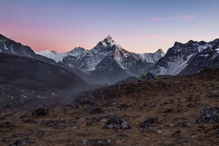 Nepal-Three-Passes-Cho-La-Dzongla-Sunset