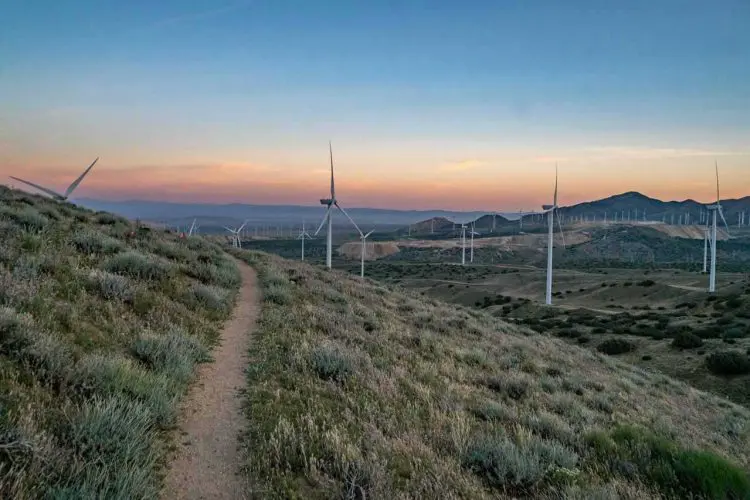 PCT Desert Mojave Wind Farm