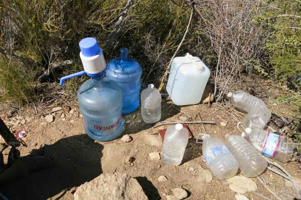 PCT Desert Water Cache