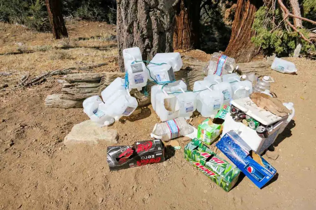PCT Desert Water Cache