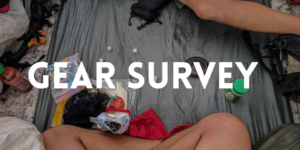 CDT Gear Survey