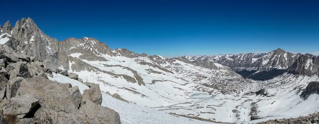 PCT Sierra Forester Pass North Panorama