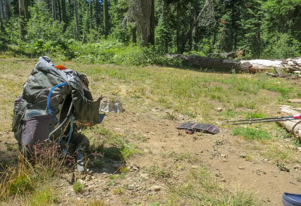 PCT Northern California Backpack Solar Charger