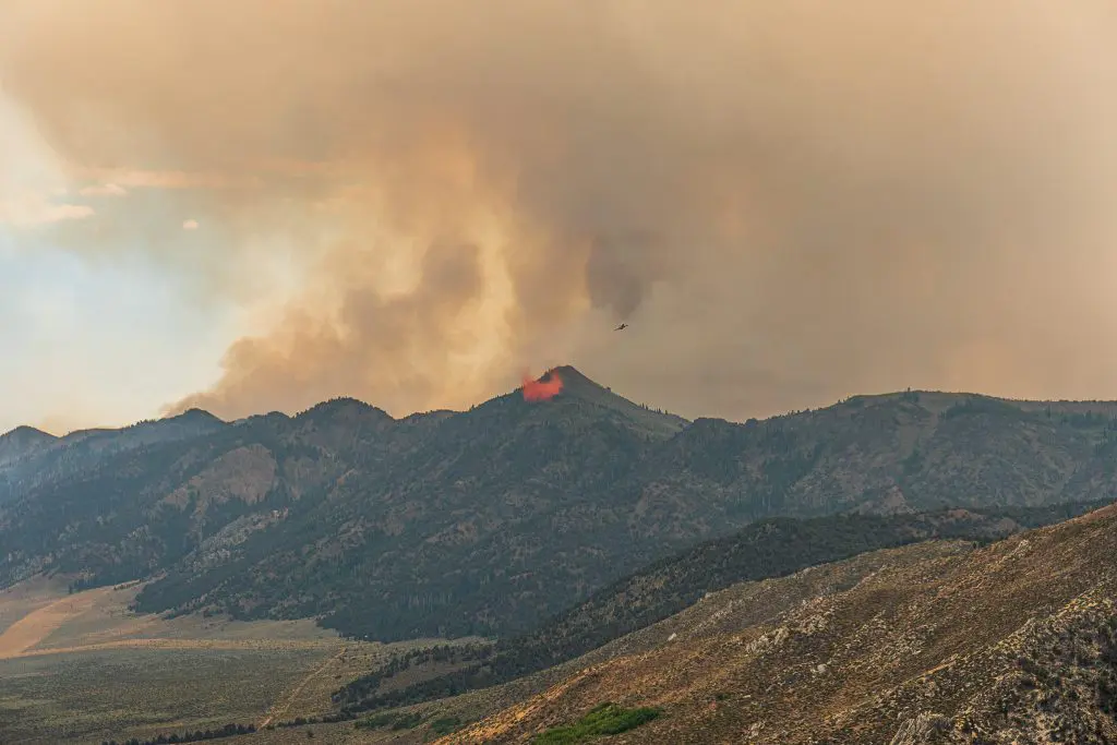 Sierra Fire Plane Drop