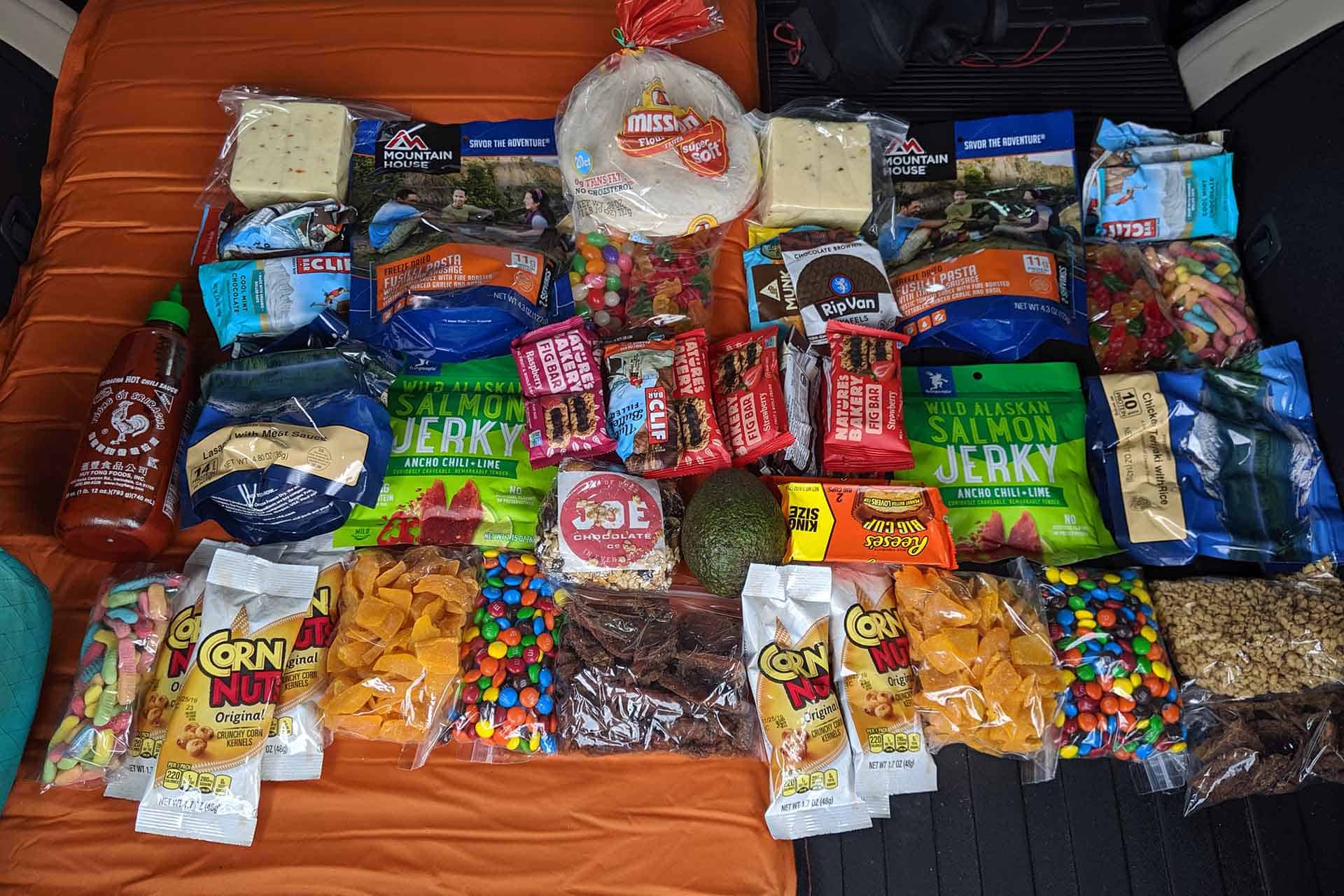 Appalachian trail thru hike food on sale list