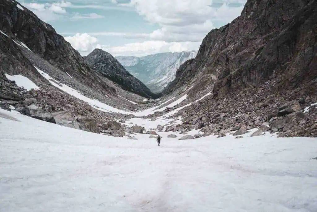 CDT Wyoming Appa Descending Knapsack Col Snow