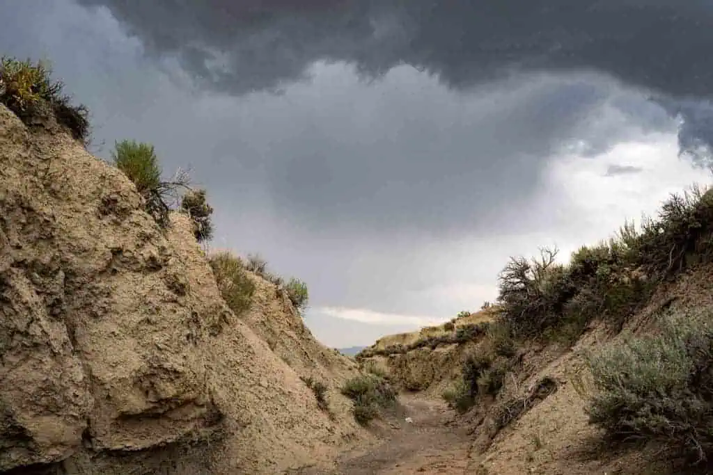 CDT Wyoming Basin Thunderstorm Clouds