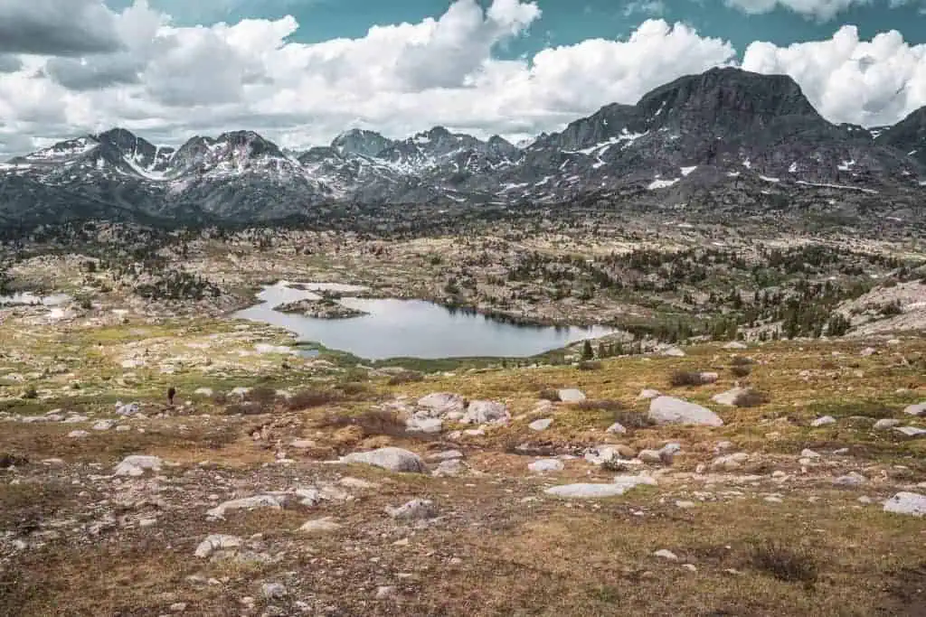 CDT Wyoming Wind River Range View North