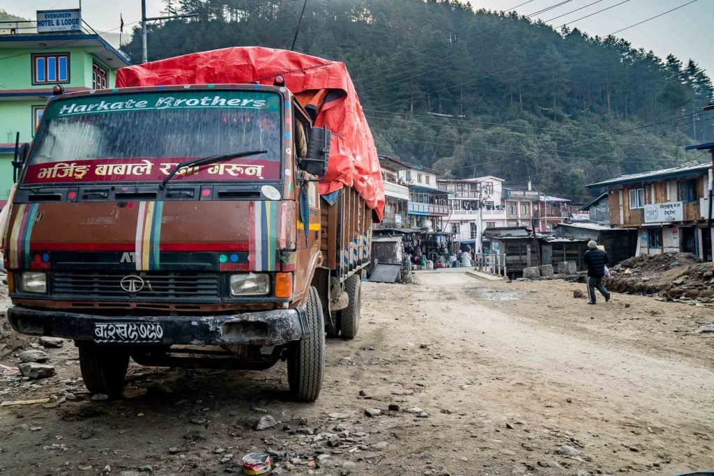 Nepal Annapurna Circuit Truck