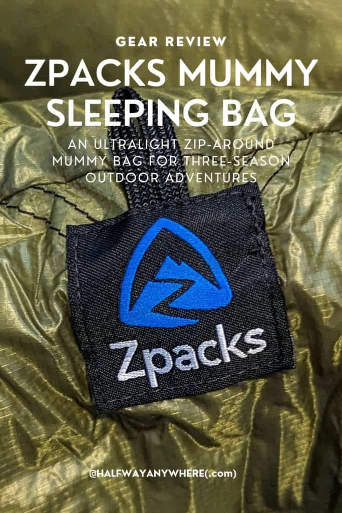 Pinterest - Zpacks Mummy Sleeping Bag