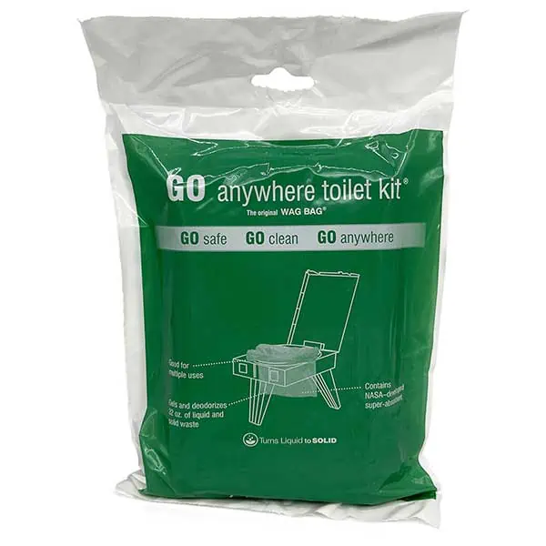 Cleanwaste GO Anywhere Toilet Kit Waste Bag