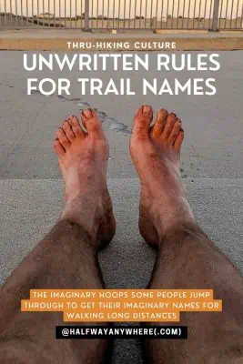 Pinterest - Unwritten Rules of Trail Names