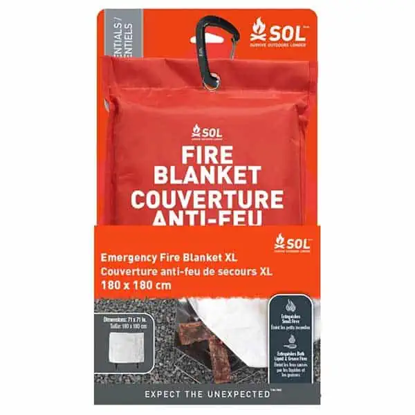 SOL Survive Outdoors Longer XL Emergency Fire Blanket