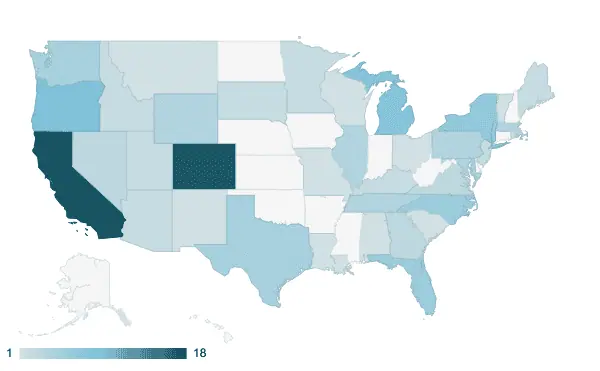 2024 CDT Hiker US State Graph