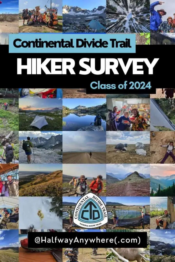 Pinterest - 2024 CDT Hiker Survey