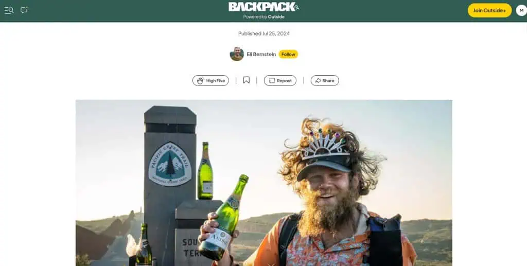 Backpacker Magazine steals photos